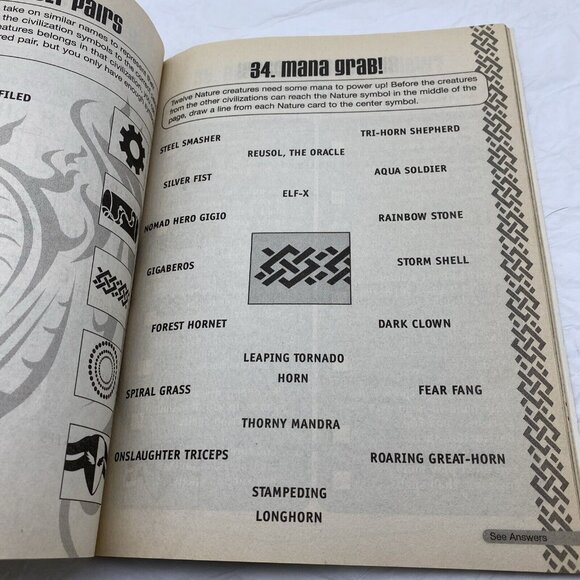 DUEL MASTERS Giant Gaming‎ Galaxy Activity Hasbro 2004 KIDS' Book UNUSED Cartoon - Picture 12 of 16